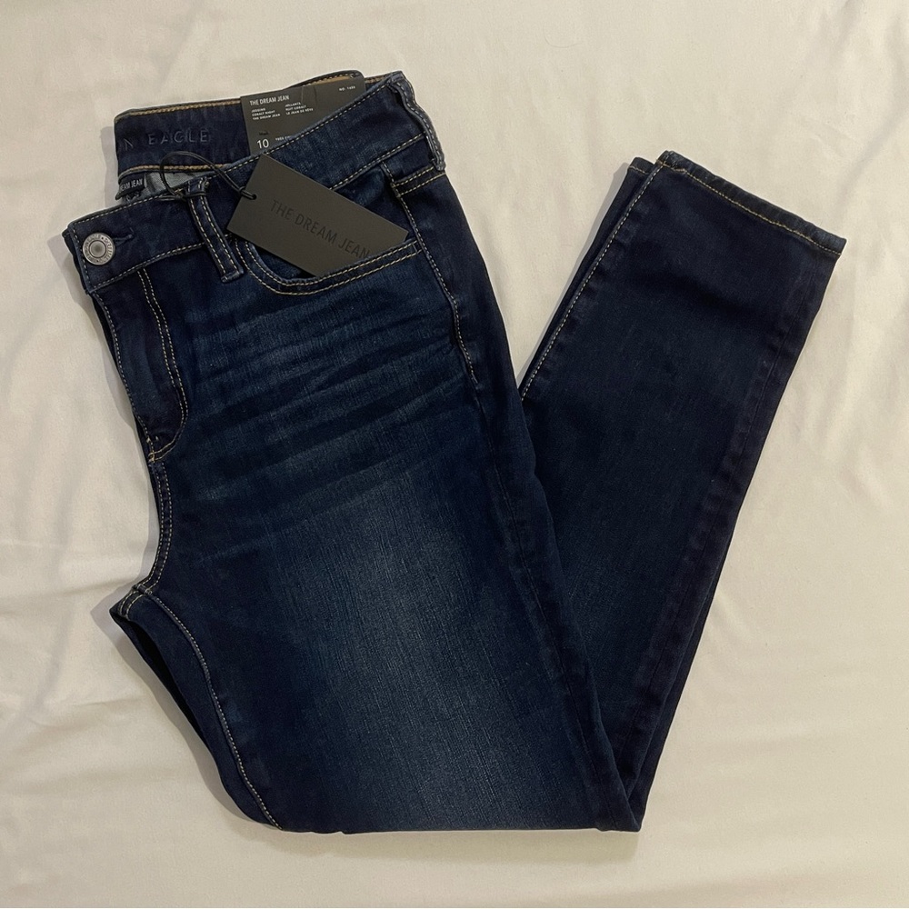 AMERICAN EAGLE The Dream Jean Jegging - 10 x-short - Dark Blue | Petite Denim